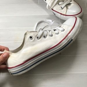 Dirtied White Converse
